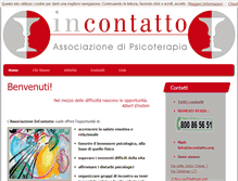 Tablet Screenshot of incontatto.org